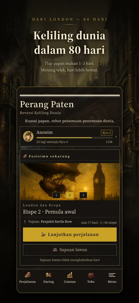 Beranda — posisimu di perjalanan dan sisa hari